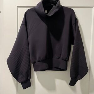 lululemon athletica Black Cowl Neck Sweater